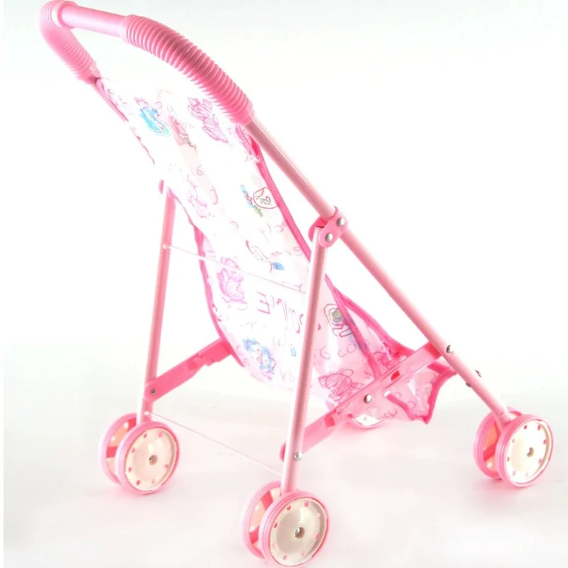 Passeggino Reborn Scritte Rosa