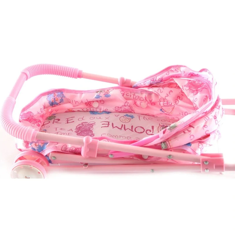 Passeggino Reborn Stampe Rosa