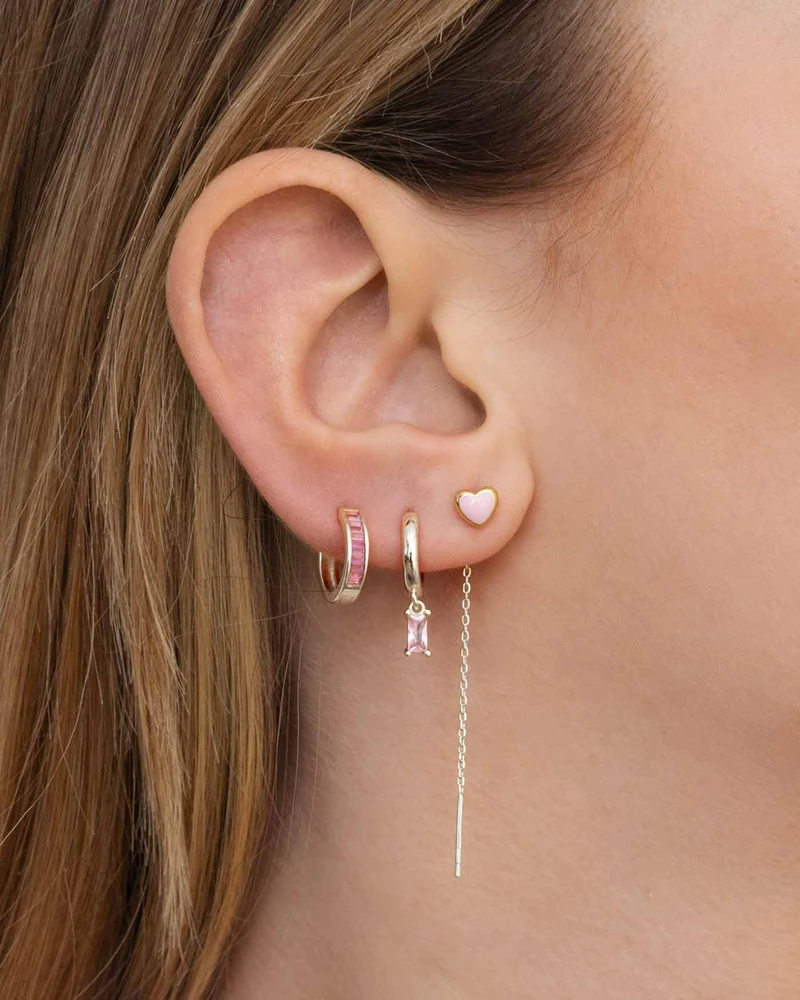 Set Pink World Argento