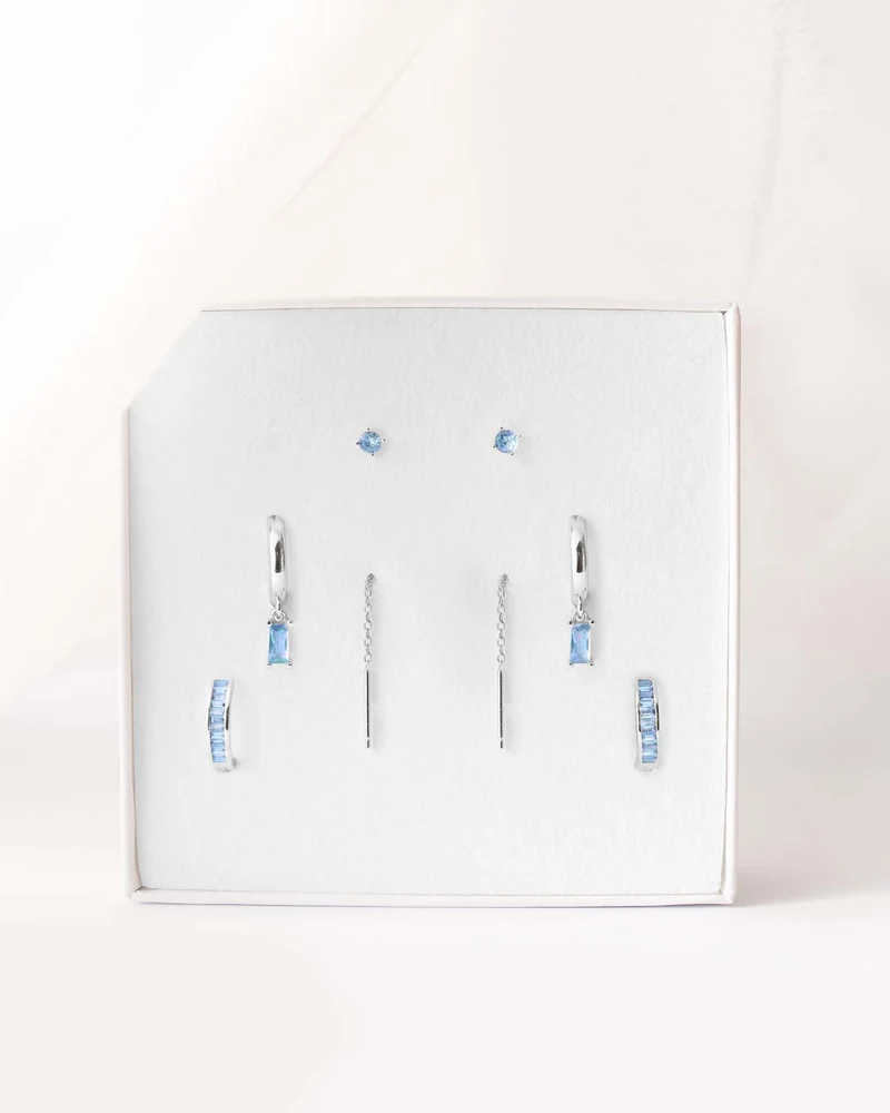 Set Azzurro Argento