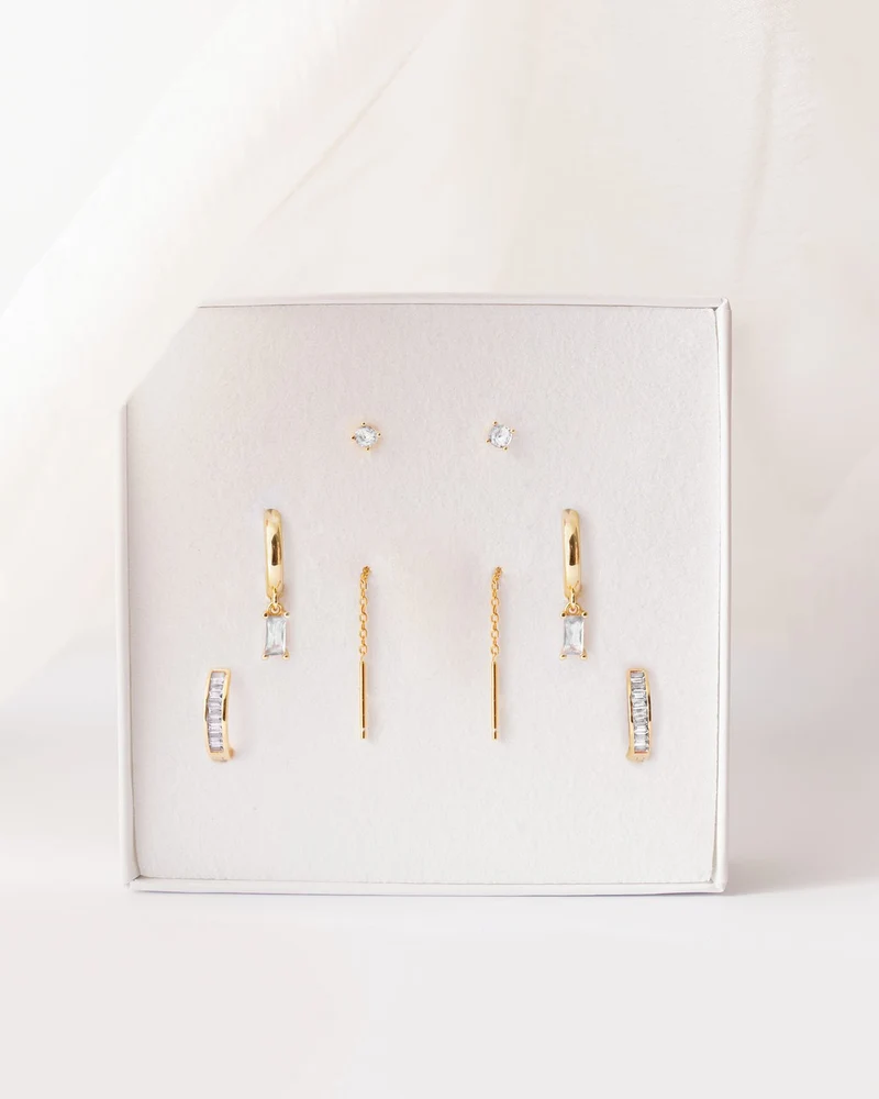 Set Bianco Placcato Oro