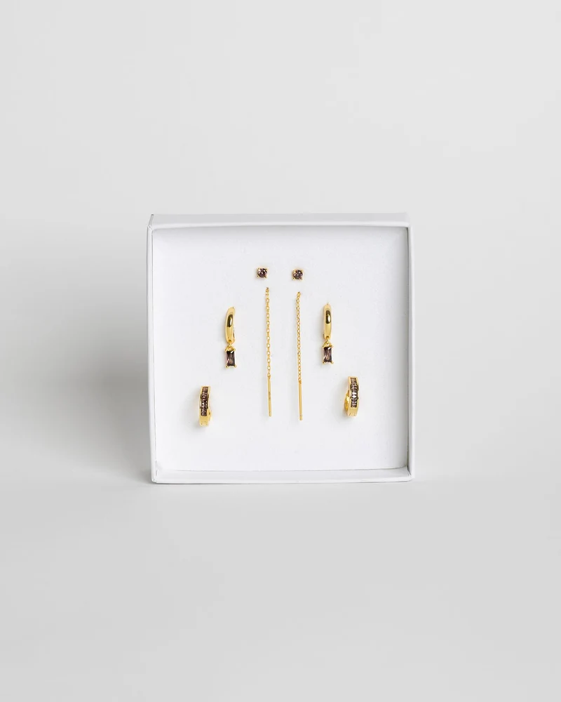 Set Marrone Placcato Oro
