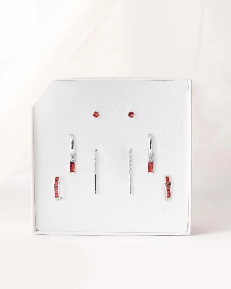 Set Rosso Argento