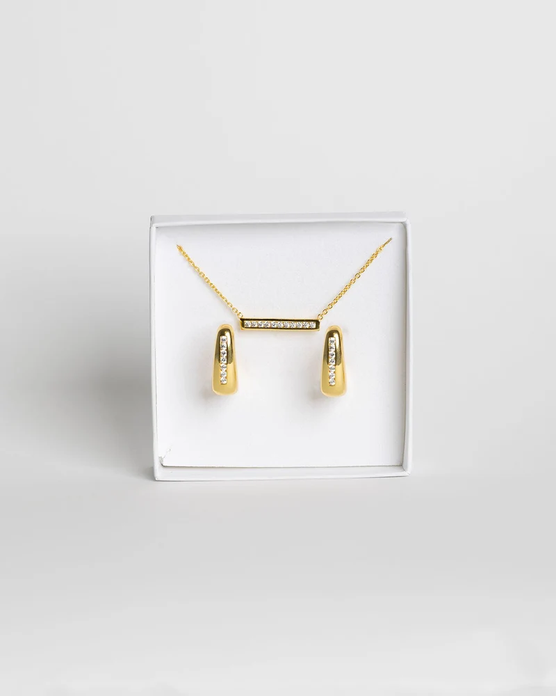 Set Square Placcato Oro