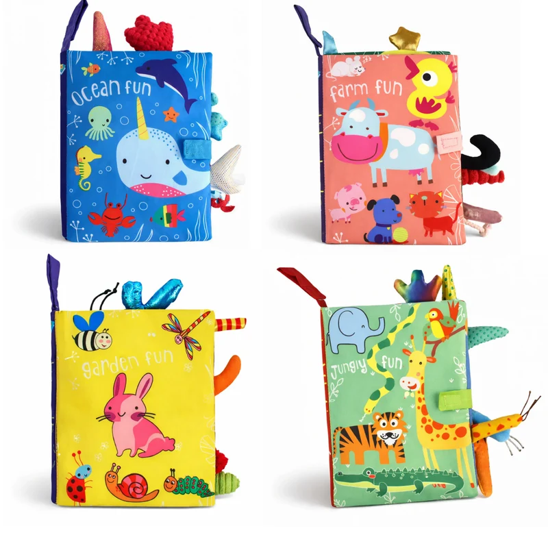 Libro Soft Book Sensoriale Animaletti