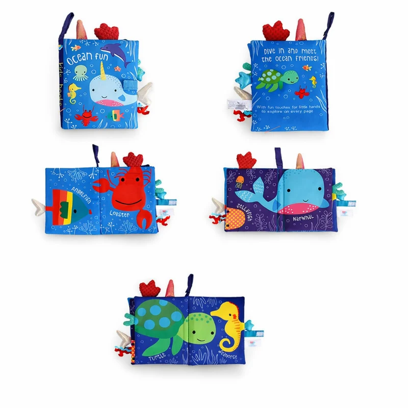 Libro Soft Book Sensoriale Animaletti