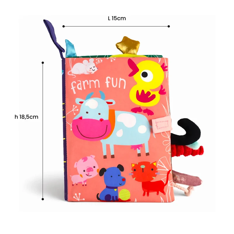 Libro Soft Book Sensoriale Animaletti