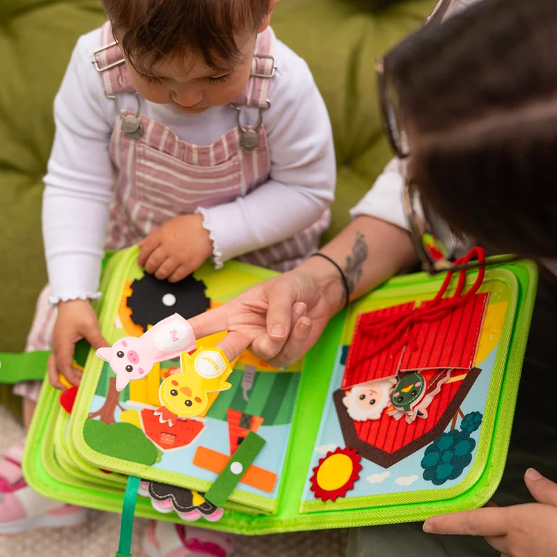 Libro Interattivo Montessori Fattoria