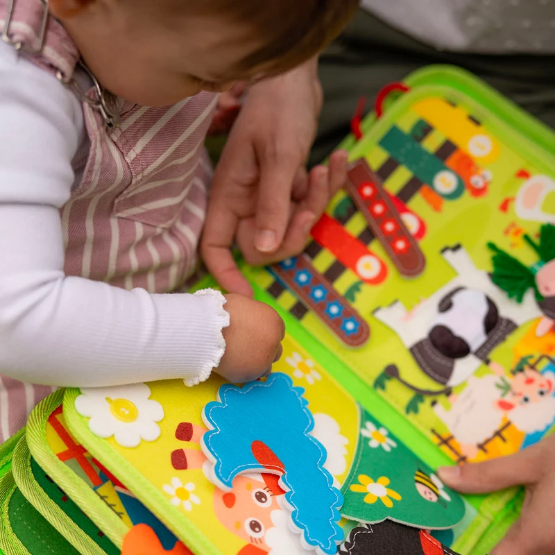 Libro Interattivo Montessori Fattoria