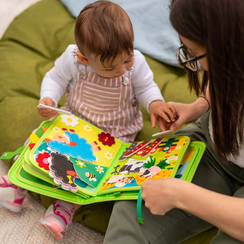 Libro Interattivo Montessori Fattoria