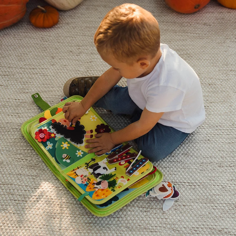 Libro Interattivo Montessori Fattoria