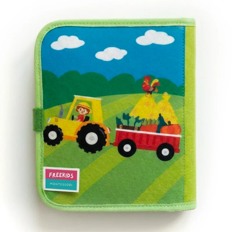 Libro Interattivo Montessori Fattoria
