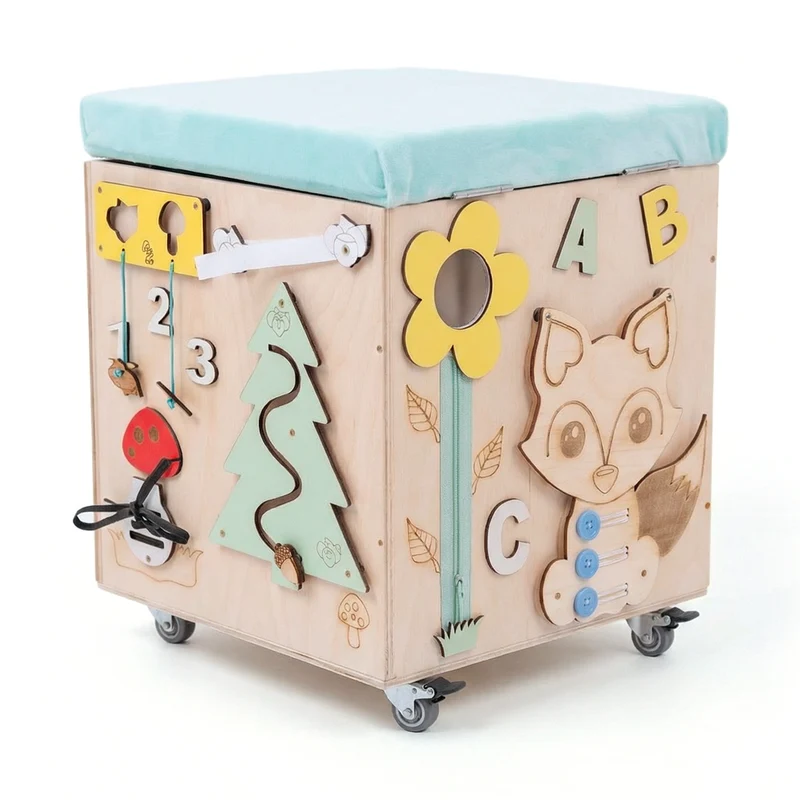 Baule Montessori Multi Attività Panca Porta Giochi