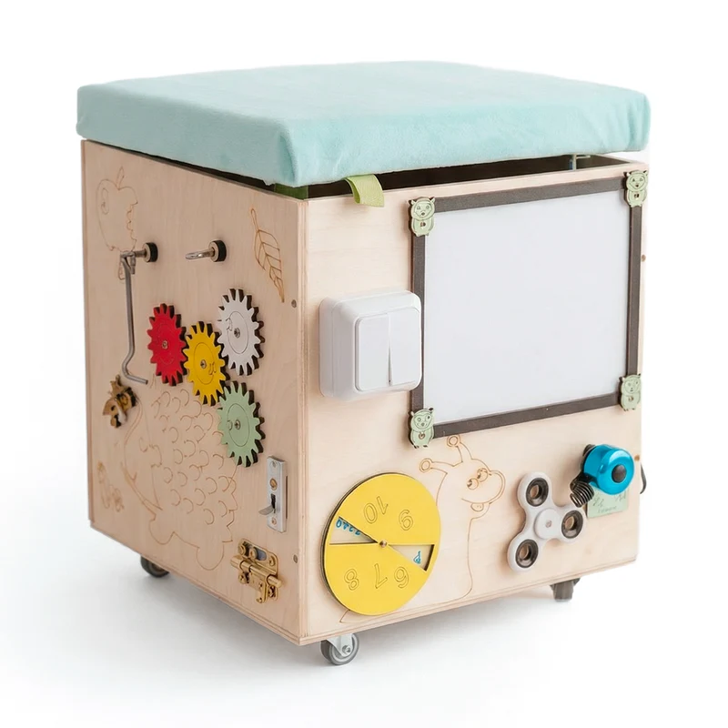 Baule Montessori Multi Attività Panca Porta Giochi
