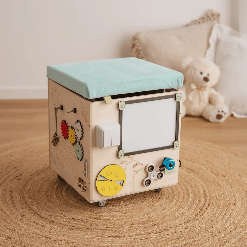 Baule Montessori Multi Attività Panca Porta Giochi