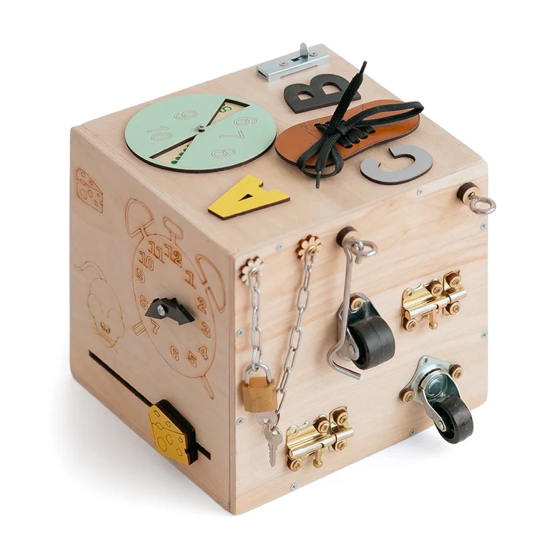 Cubo Interattivo Montessori Multi Attività