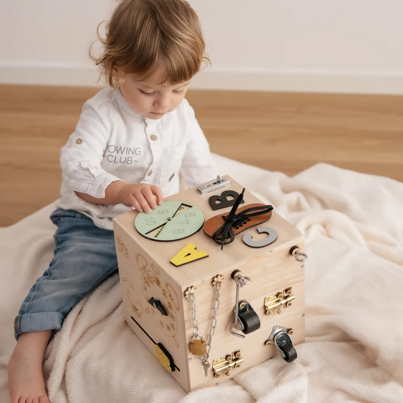 Cubo Interattivo Montessori Multi Attività