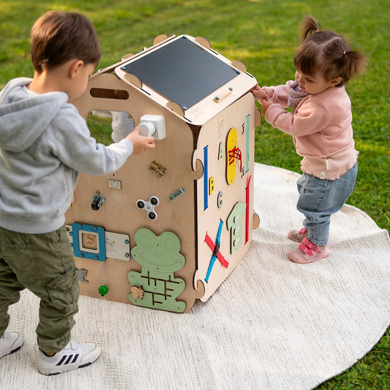 Maxi Casetta Montessori Multi Attività Happy Home