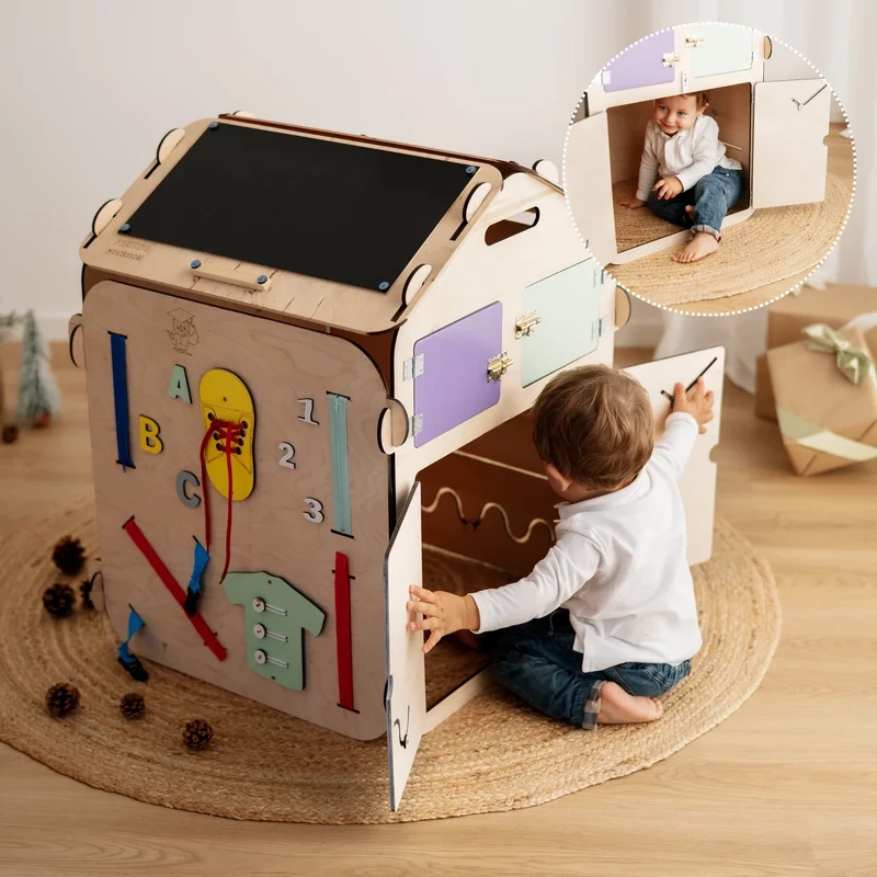 Maxi Casetta Montessori Multi Attività Happy Home