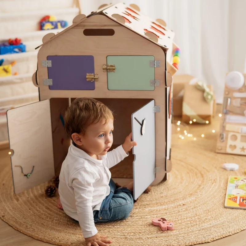 Maxi Casetta Montessori Multi Attività Happy Home