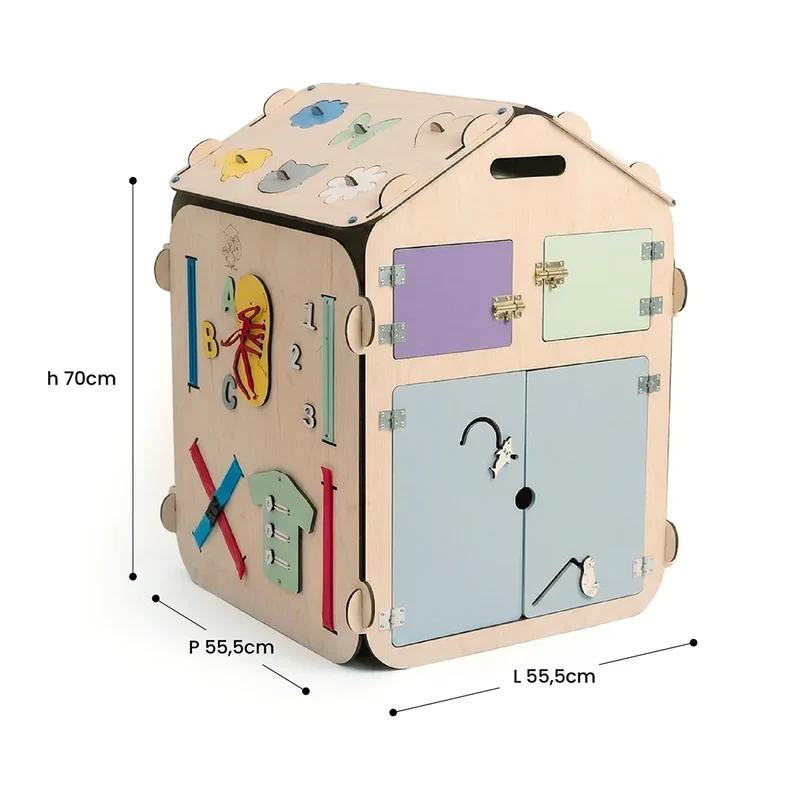 Maxi Casetta Montessori Multi Attività Happy Home