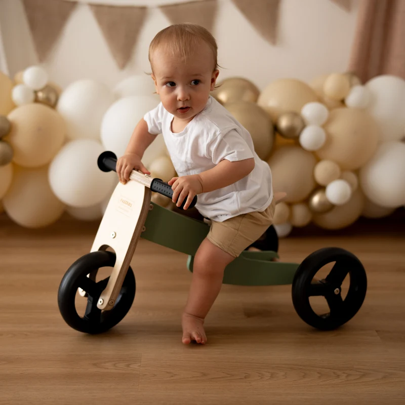 Triciclo & Balance Bike 2 in 1 Bicicletta da Equilibrio