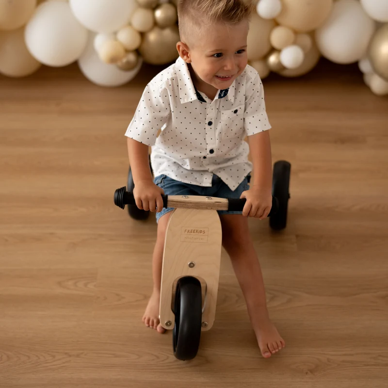 Triciclo & Balance Bike 2 in 1 Bicicletta da Equilibrio