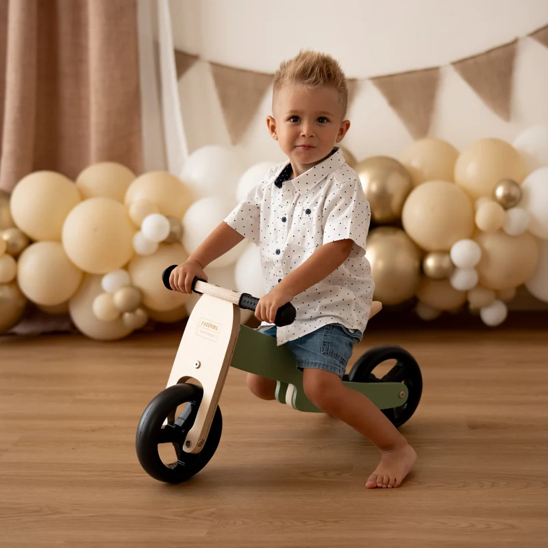 Triciclo & Balance Bike 2 in 1 Bicicletta da Equilibrio
