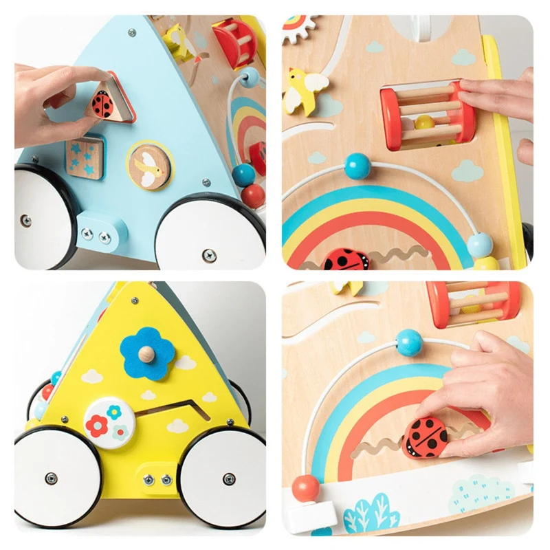 Carrello Primi Passi Rainbow Multifunzione Montessori