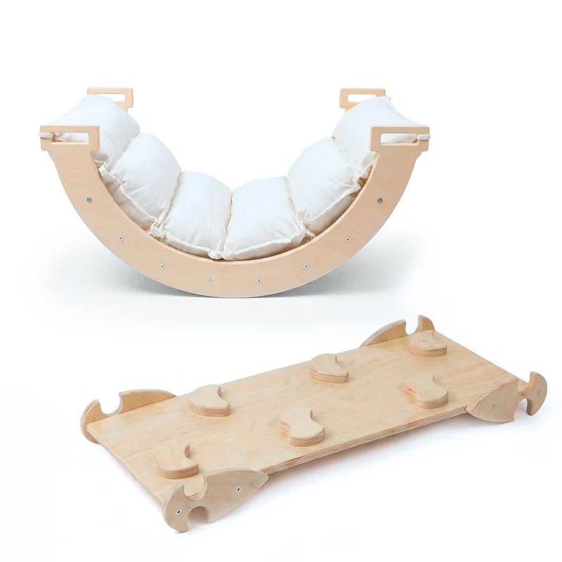 Arco Dondolo Montessori con Cuscino e Rampa