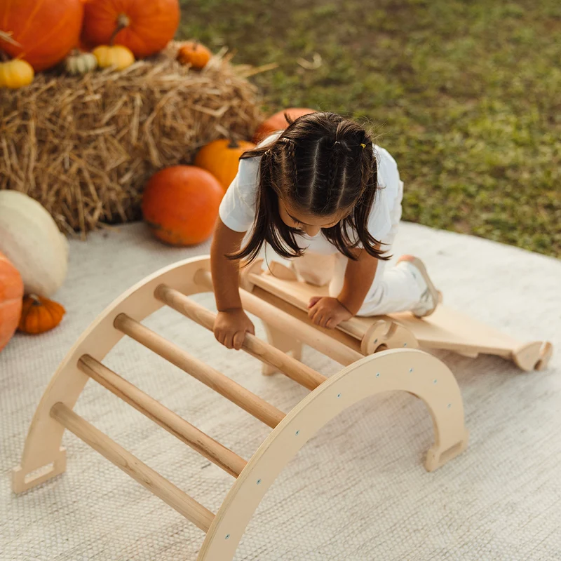 Arco Dondolo Montessori con Cuscino e Rampa