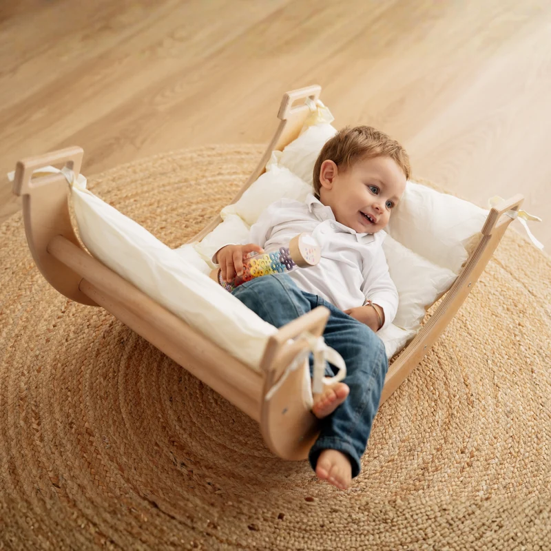 Arco Dondolo Montessori con Cuscino e Rampa