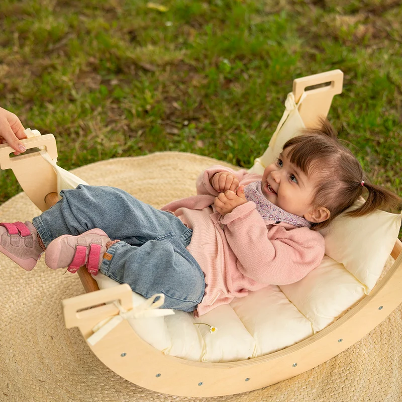 Arco Dondolo Montessori con Cuscino e Rampa