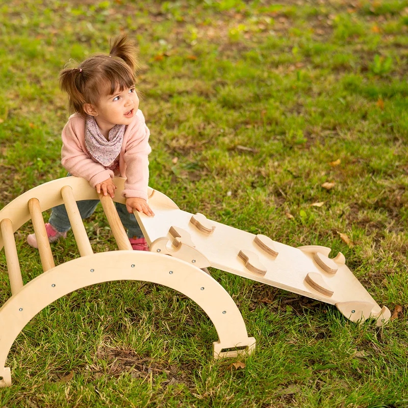 Arco Dondolo Montessori con Cuscino e Rampa