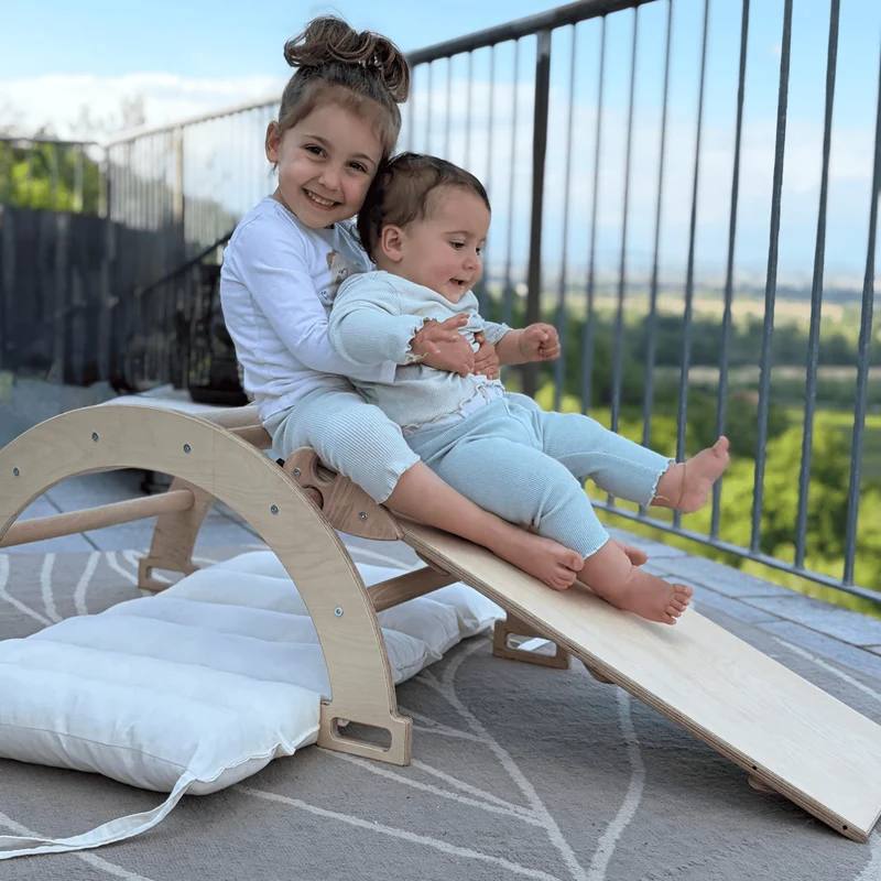 Arco Dondolo Montessori con Cuscino e Rampa