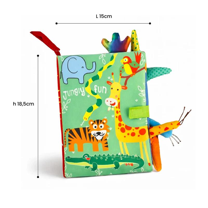 Libro Soft Book Sensoriale Animaletti