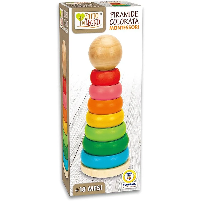 Piramide Colorata Montessori