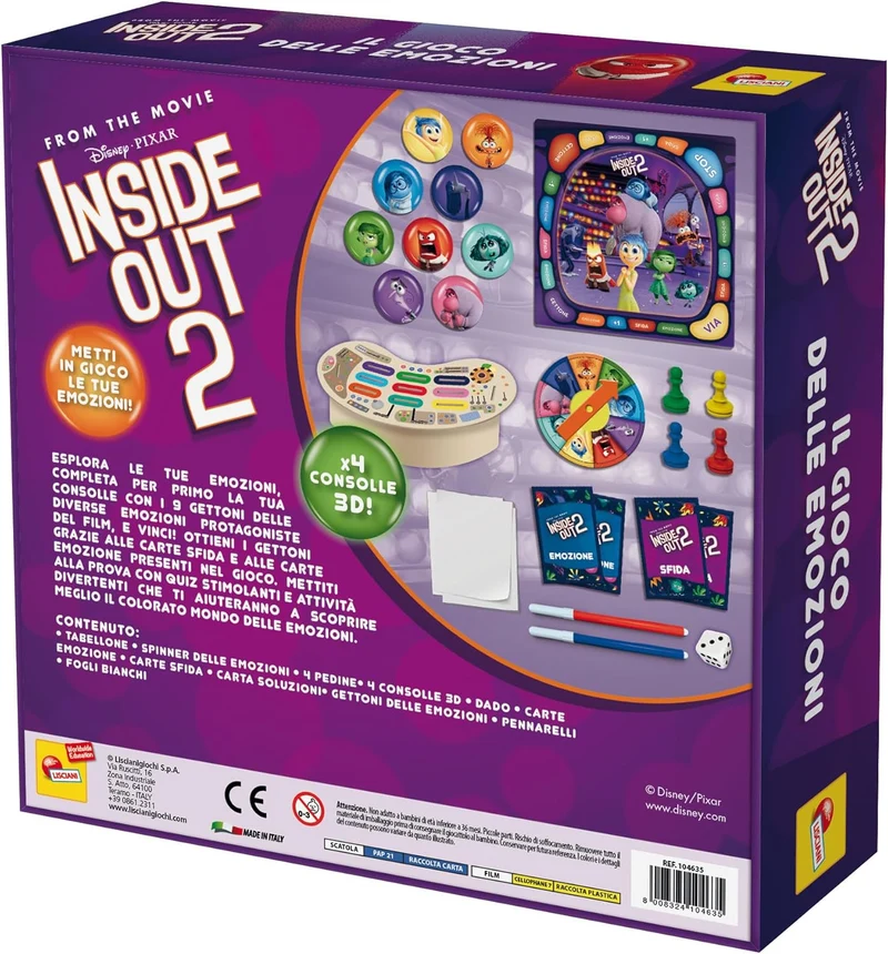 Inside Out 2 il Gioco delle Emozioni