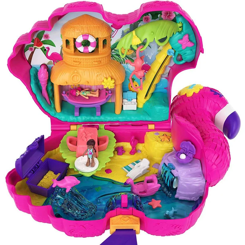 Polly Pocket Fenicottero mega party