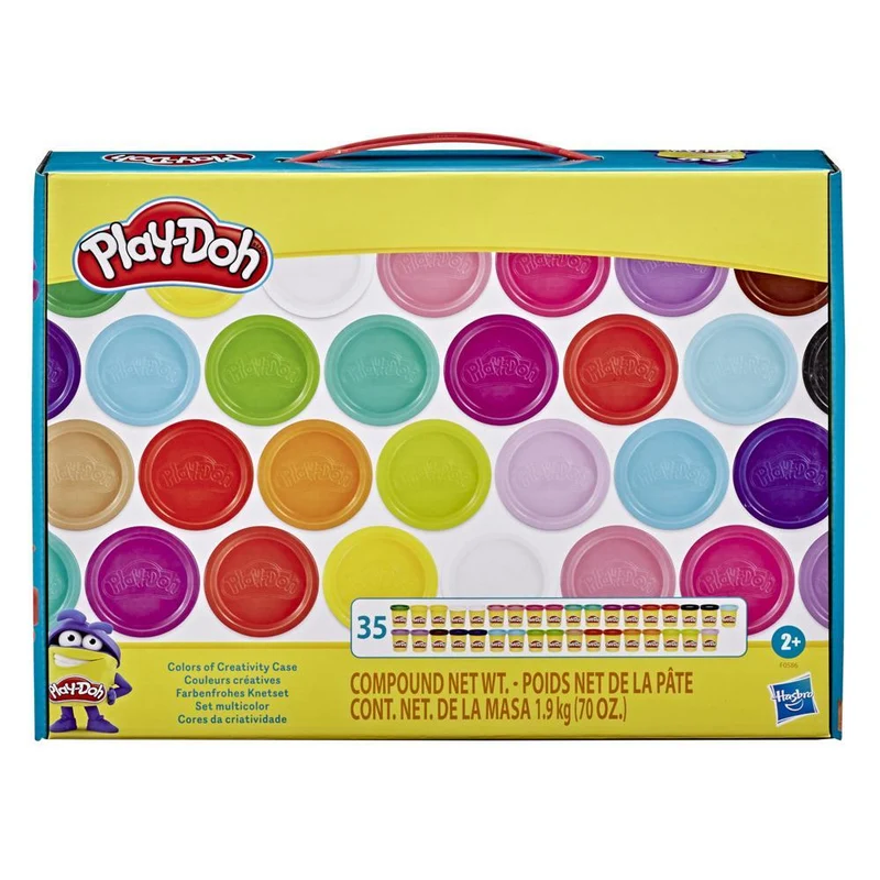 Playdoh confezione 35 minivasetti colori assortiti (tot. 1,9 Kg)