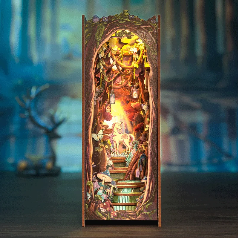Puzzle 3D The Grace of Forest Book Nook Kit CuteBee