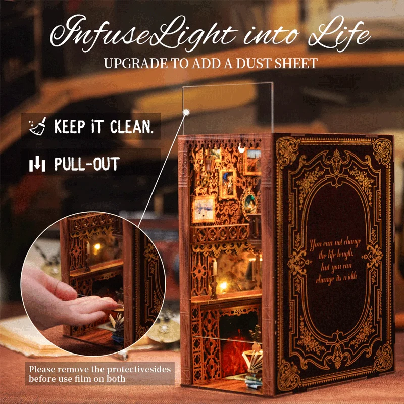 Puzzle 3D Eternal Bookstore Book Nook Kit CuteBee
