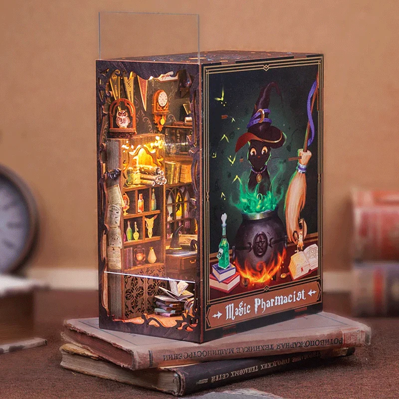 Puzzle 3D Magic Pharmacist Book Nook Kit CuteBee