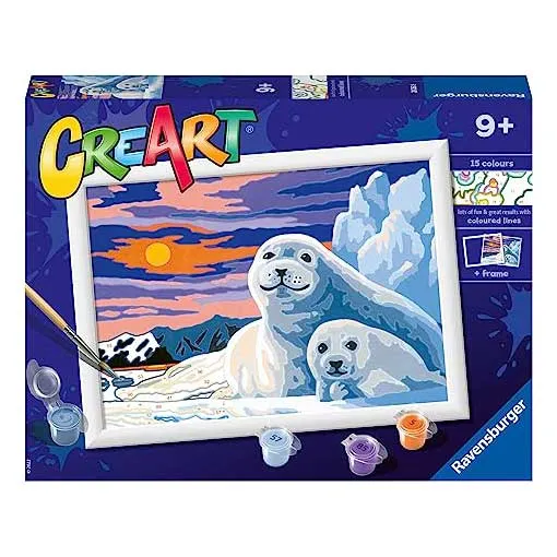 Creart Foche Sul Ghiaccio