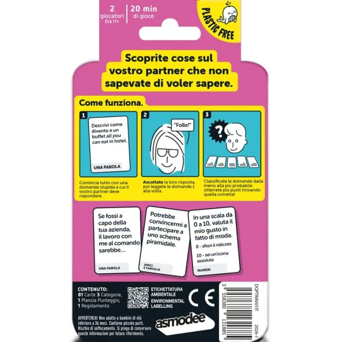 Domande Stupide da Fare al Vostro Partner