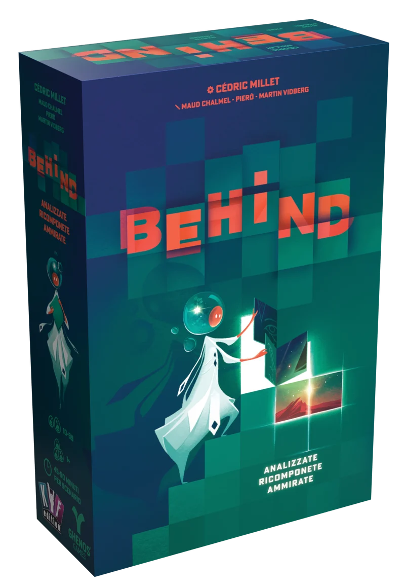 Behind