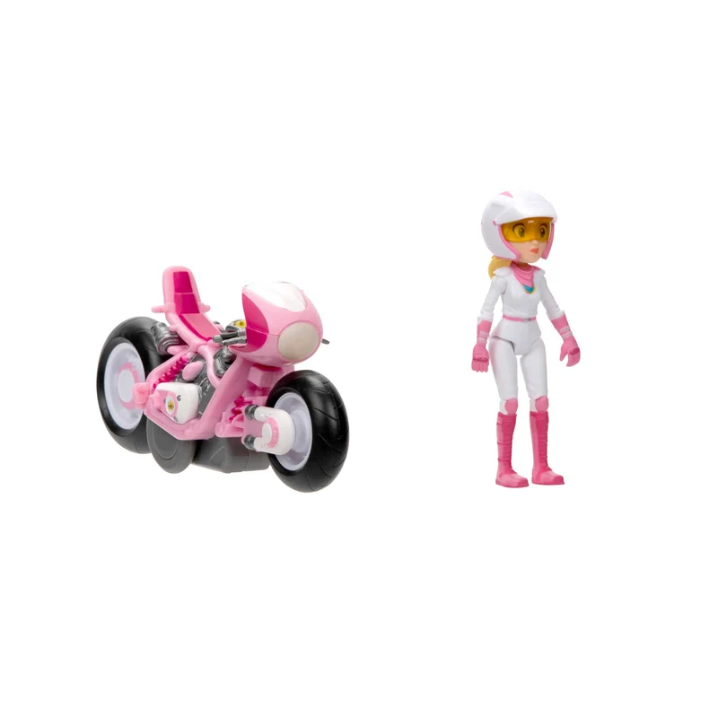 Super Mario Movie personaggi 6 cm con Kart - Peach