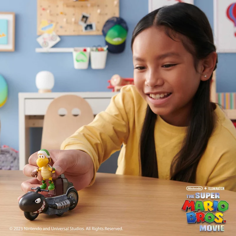 Super Mario Movie personaggi 6 cm con Kart - Koopa ParaTroopa