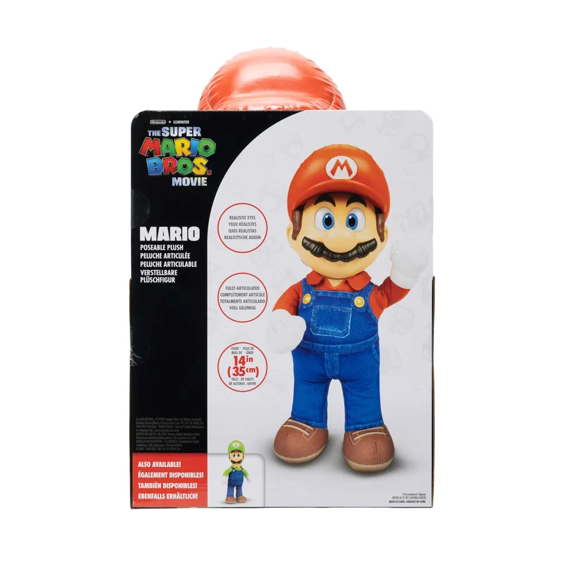 Super Mario Movie plush Mario