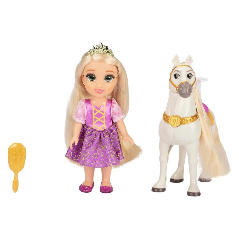 Disney Princess bambola Petite 15 cm Rapunzel e Maximus